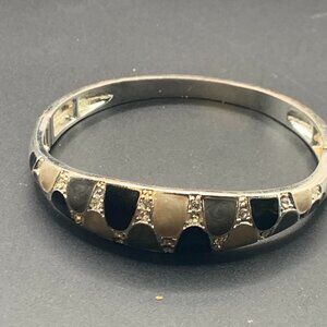 Enameled Multicolor Bangle Bracelet
